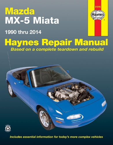 Бумажная книга «Mazda MX-5 Miata for Mazda MX-5 Miata models (1990-2014) Haynes Repair Manual (USA): 1990 to 2014», автор Haynes Publishing - фото №1