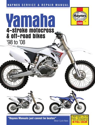 Бумажная книга «Yamaha YZ & WR 4-stroke Motocross Bikes (98 - 08) Haynes Repair Manual», автор Haynes Publishing - фото №1