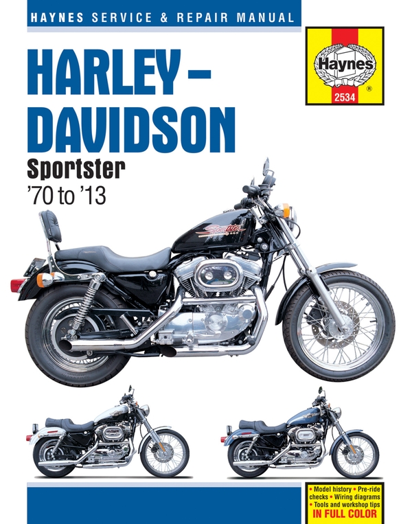 Бумажная книга «Harley-Davidson Sportsters (70 - 13) Haynes Repair Manual», автор Алан Альстранд - фото №1