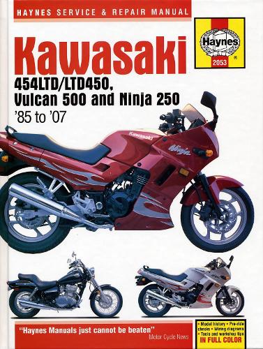 Бумажная книга «Kawasaki 454 Ltd, Vulcan 500 & Ninja 250 (85 -07)», автор Haynes Publishing - фото №1