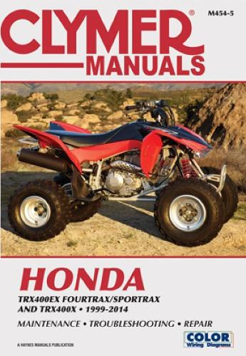 Бумажная книга «Clymer Honda TRX400Ex Fourtrax/Sportrax: 99-14», автор Haynes Publishing - фото №1