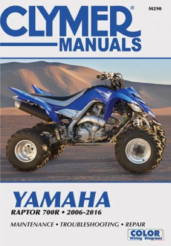 Бумажная книга «Clymer Yamaha Raptor 700R Motorcycle Repair Manual: 2006-16», автор Haynes Publishing - фото №1