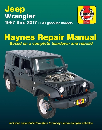 Паперова книга «Jeep Wrangler ('87-'17)», автор Haynes Publishing - фото №1