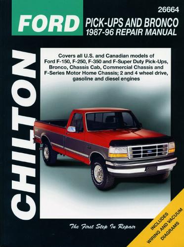 Паперова книга «Ford Pick-ups & Bronco ('80- '96) (Chilton)», автор Haynes Publishing - фото №1