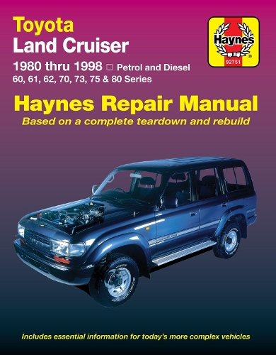 Бумажная книга «Toyota Land Cruiser Diesel (80 - 98)», автор Haynes Publishing - фото №1