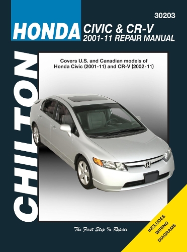 Паперова книга «Honda Civic & CR-V ('01-'11) (Chilton)», автор Haynes Publishing - фото №1