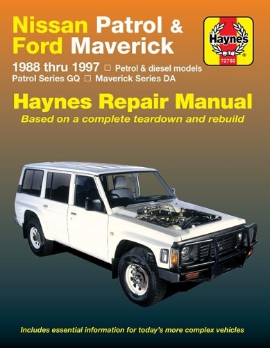 Бумажная книга «Nissan Patrol & Ford Maverick (88 - 97)», автор Haynes Publishing - фото №1