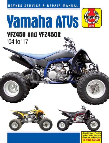 Бумажная книга «Yamaha YZF450 & YZF450R ATV Repair Manual: 2004-15», автор Haynes Publishing - фото №1