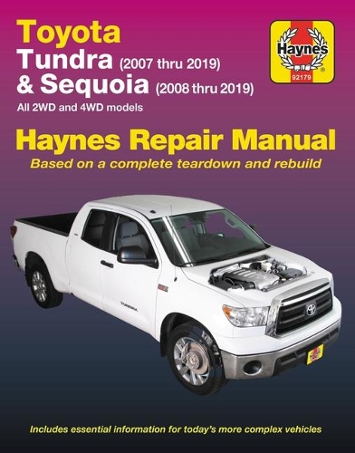 Паперова книга «Toyota Tundra & Sequoia: 41821», автор Haynes Publishing - фото №1