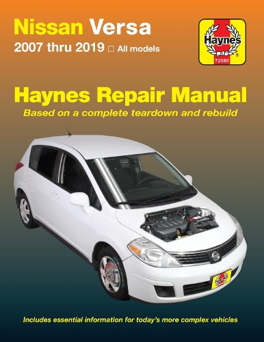 Бумажная книга «Nissan Versa for Versa (2007-2019) (USA)», автор Haynes Publishing - фото №1