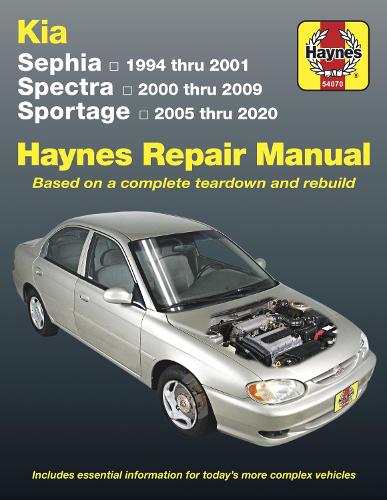 Бумажная книга «Kia Sephia, Spectra & Sportage covering Sephia (94-01), Spectra (00-09) & Sportage (05-20): 94-10», автор Haynes Publishing - фото №1
