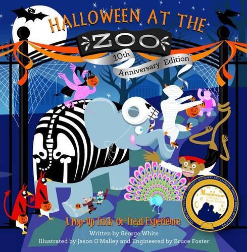 Бумажная книга «Halloween at the Zoo 10th Anniversary Edition: A Pop-Up Trick-Or-Treat Experience», автор Джордж Уайт - фото №1