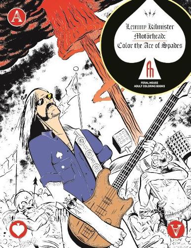 Бумажная книга «Lemmy Kilmister of Motorhead: Color the Ace of Spades», автор Джо Петаньо - фото №1