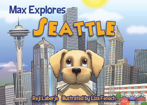 Паперова книга «Max Explores Seattle», автор Реджі Лаберж - фото №1