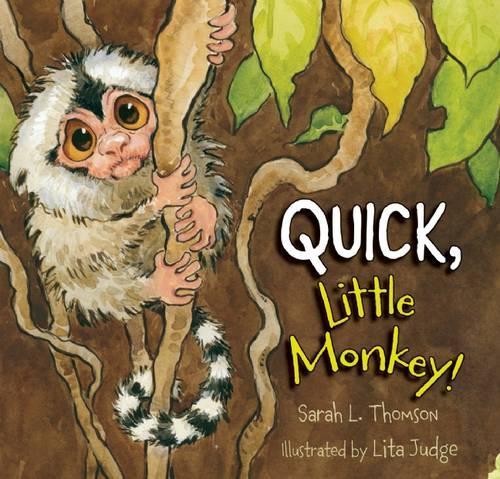 Бумажная книга «Quick, Little Monkey!», автор Сара Л. Томсон - фото №1