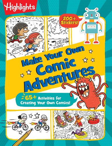 Паперова книга «Make Your Own Comic Adventures: 65+ Activities for Creating Your Own Comics!» - фото №1