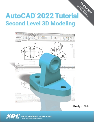 Паперова книга «AutoCAD 2022 Tutorial Second Level 3D Modeling», автор Ренді Х. Ши - фото №1