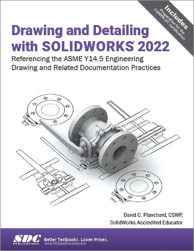 [object Object] «Drawing and Detailing with SOLIDWORKS 2022», автор Девід К. Планчард - фото №1