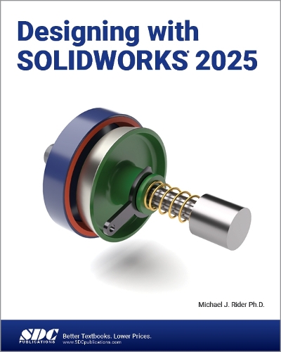 Бумажная книга «Designing with SOLIDWORKS 2025», автор Майкл Дж. Райдер - фото №1