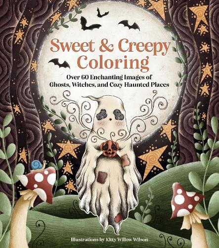 Бумажная книга «Sweet & Creepy Coloring: Over 60 Enchanting Images of Ghosts, Witches, and Cozy Haunted Places», автор Китти Уиллоу Уилсон - фото №1