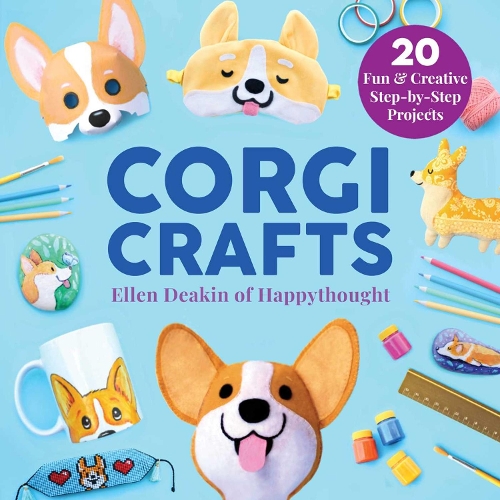 Бумажная книга «Corgi Crafts: 20 Fun and Creative Step-by-Step Projects», автор Эллен Дикин - фото №1