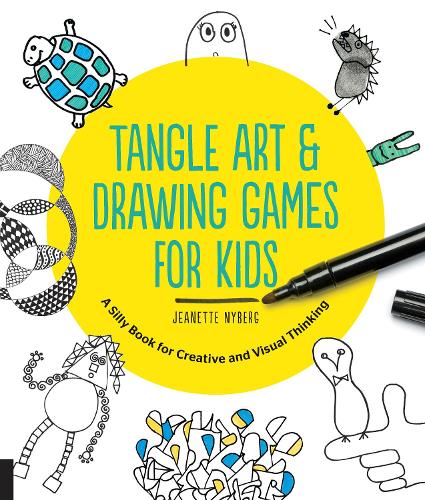 Бумажная книга «Tangle Art and Drawing Games for Kids: A Silly Book for Creative and Visual Thinking», автор Жанетт Нюберг - фото №1
