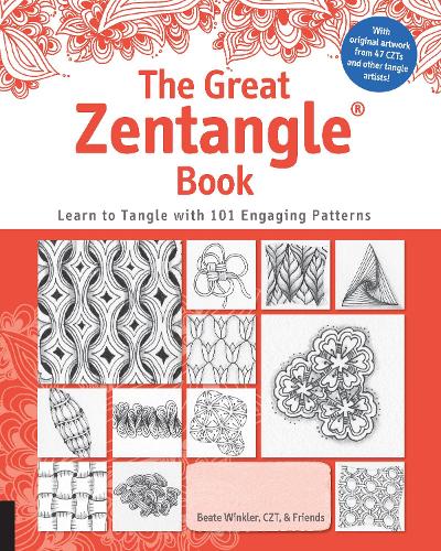 Бумажная книга «The Great Zentangle Book: Learn to Tangle with 101 Favorite Patterns», автор Беата Винклер - фото №1
