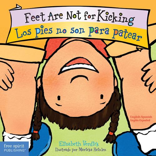 Бумажная книга «Feet Are Not for Kicking / Los pies no son para patear Board Book», автор Элизабет Вердик - фото №1