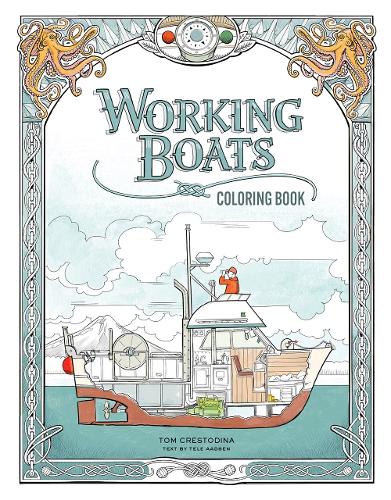 Бумажная книга «Working Boats Coloring Book», автор Том Крестодина - фото №1