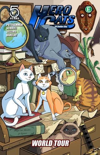 Бумажная книга «Hero Cats of Stellar City Volume 4: World Tour», автор Кайл Путткамер - фото №1
