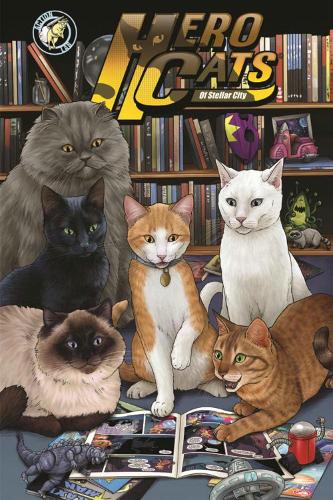 Бумажная книга «Hero Cats of Stellar City: New Visions Volume 5», автор Кайл Путткамер - фото №1