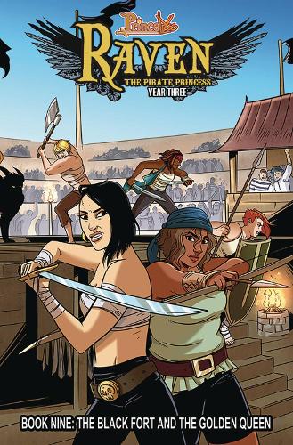 Бумажная книга «Princeless: Raven The Pirate Princess Book 9: The Black Fort and the Golden Queen», автор Джереми Уитли - фото №1