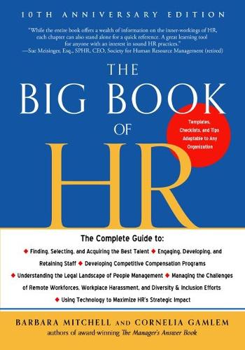 Бумажная книга «The Big Book of HR - 10th Anniversary Edition», авторов Барбара Митчелл, Корнелия Гэмлем - фото №1