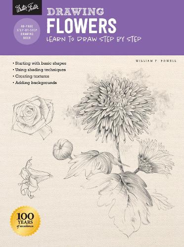 Паперова книга «Drawing: Flowers with William F. Powell: Learn to draw step by step», автор Вільям Ф. Павелл - фото №1