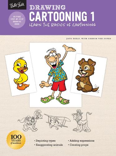 Паперова книга «Drawing: Cartooning 1: Learn the basics of cartooning», авторів Карсон Ван Остен, Джек Кілі - фото №1