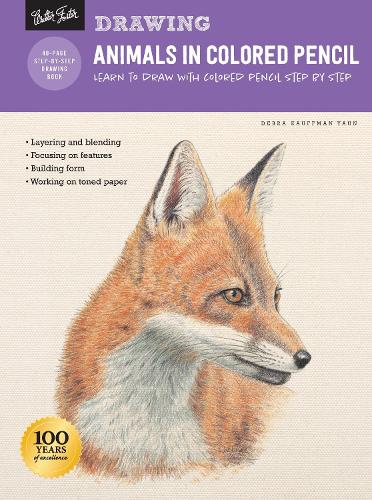 Паперова книга «Drawing: Animals in Colored Pencil: Learn to draw with colored pencil step by step», автор Дебра Кауфман Яун - фото №1