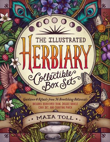Бумажная книга «The Illustrated Herbiary Collectible Box Set: Guidance and Rituals from 36 Bewitching Botanicals; Includes Hardcover Book, Deluxe Oracle Card Set, and Carrying Pouch», автор Майя Толл - фото №1