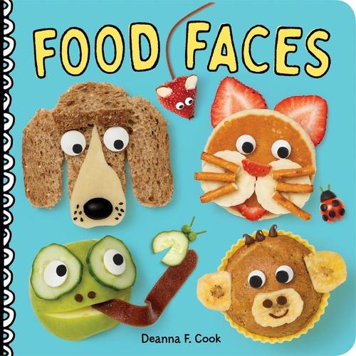 Паперова книга «Food Faces: A Board Book», автор Діанна Ф. Кук - фото №1