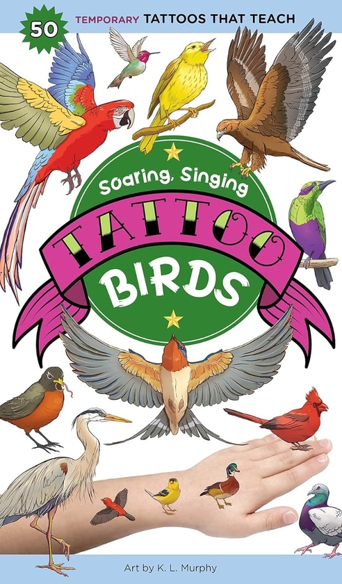 Паперова книга «Soaring, Singing Tattoo Birds» - фото №1