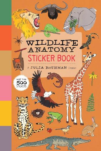 Бумажная книга «Wildlife Anatomy Sticker Book: A Julia Rothman Creation: More than 500 Stickers», автор Джулия Ротман - фото №1