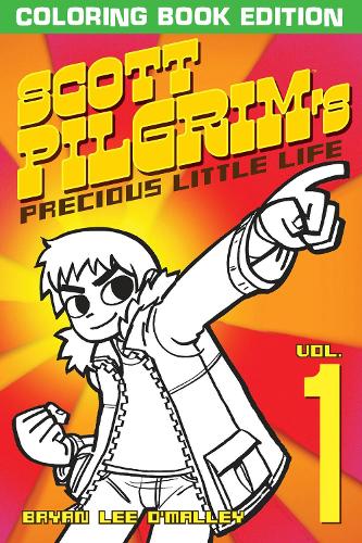 Паперова книга «Scott Pilgrim’s Precious Little Life Coloring Book», автор Брайан Лі О'Меллі - фото №1