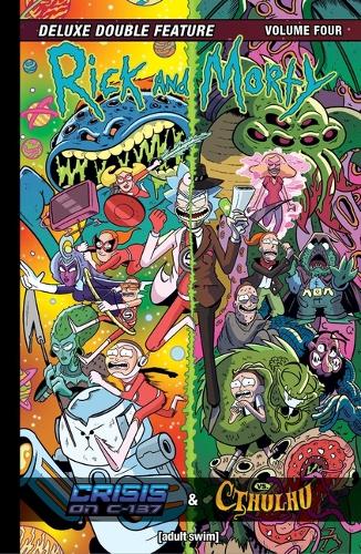 Паперова книга «Rick and Morty Deluxe Double Feature Vol. 4», авторів Джим Зуб, Стефані Філліпс - фото №1