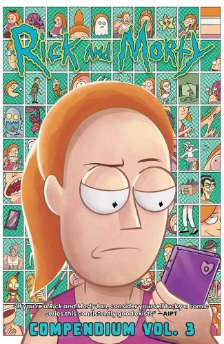 Паперова книга «Rick and Morty Compendium Vol. 3», авторів Джош Трухільо, Кайл Старкс, Магдалена Візаджіо, Памела Рібон, Тіні Говард - фото №1