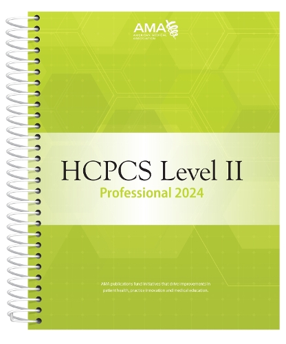 Бумажная книга «HCPCS 2024 Level II Professional Edition», автор Американская медицинская ассоциация - фото №1