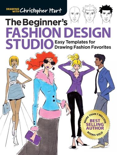 Бумажная книга «The Beginner's Fashion Design Studio: Easy Templates for Drawing Fashion Favorites», автор Кристофер Харт - фото №1