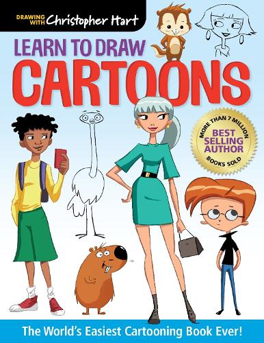 Бумажная книга «Learn to Draw Cartoons: The World's Easiest Cartooning Book Ever!», автор Кристофер Харт - фото №1