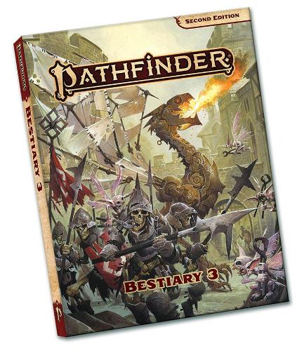 Бумажная книга «Pathfinder RPG Bestiary 3 Pocket Edition (P2)», автор Логан Боннер - фото №1