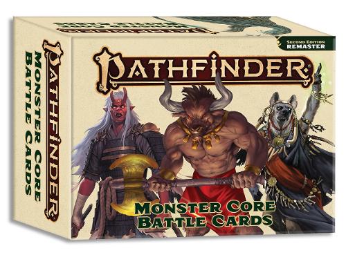 Бумажная книга «Pathfinder Monster Core Battle Cards (P2)», автор Сотрудники Paizo - фото №1