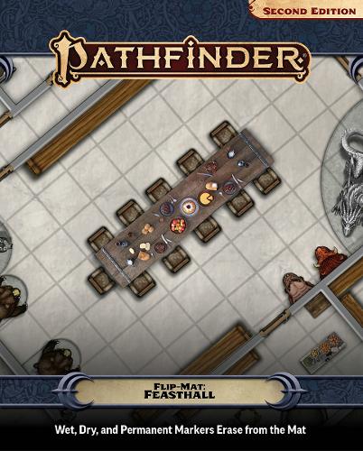 Бумажная книга «Pathfinder Flip-Mat: Feasthall», авторов Джейсон Энгл, Стивен Рэдли-Макфарланд - фото №1