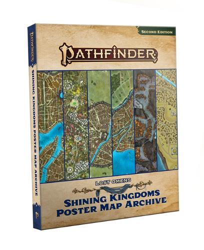 Бумажная книга «Pathfinder Lost Omens Shining Kingdoms Poster Map Archive (P2)», автор Сотрудники Paizo - фото №1